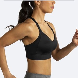 Brooks drive interlace run sports bra black 38 A/B